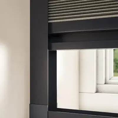 Close up picture of nightshade blinds