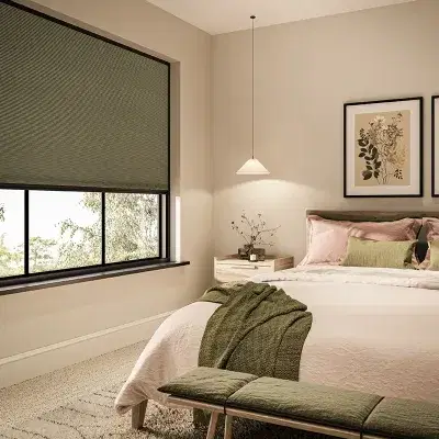 Nightshade bedroom blinds