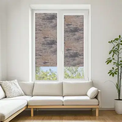 2 x patterend perfect fit blinds